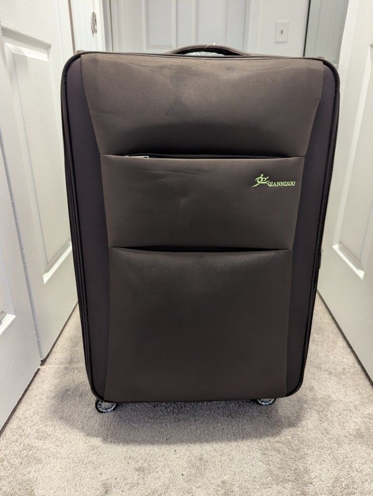 Travel Large Suitcase Brown