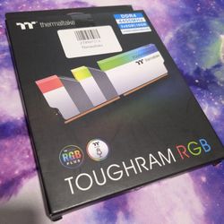 New Thermaltake Toughram RGB 2X8GB White Body