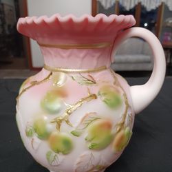 Fenton #2/250 Apple Delight Limited Edition Pitcher