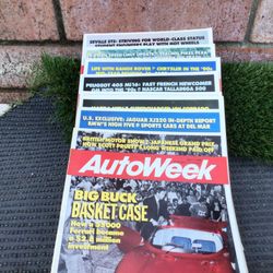 Vintage AutoWeek Magazines 
