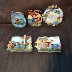 Vintage Winnie The Pooh Wall Plaques From Bradford Exchange 