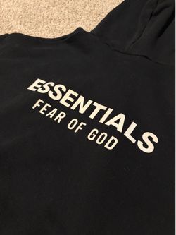 Essentials hoddie xs black