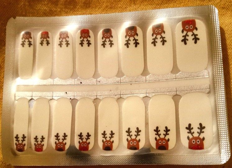 Rednose Reindeer!FFBoutique Nail Polish Strip!Free Sample/Entries!