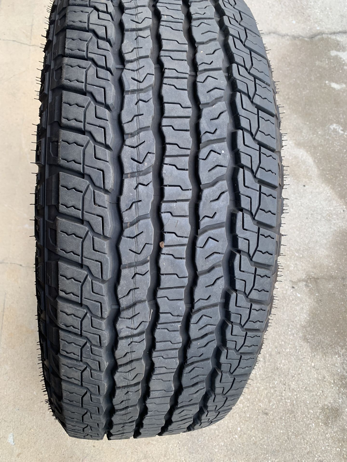 one goodyear wrangler territory AT tire 275/60/20
