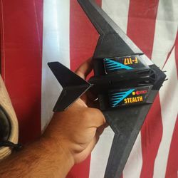 Vintage Stealth jet fighter Tim Mee Toy F117