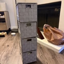 4 Drawer Storage Tower
