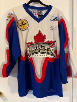 Toronto Rock Lacrosse Jersey signed by Kevin Fines