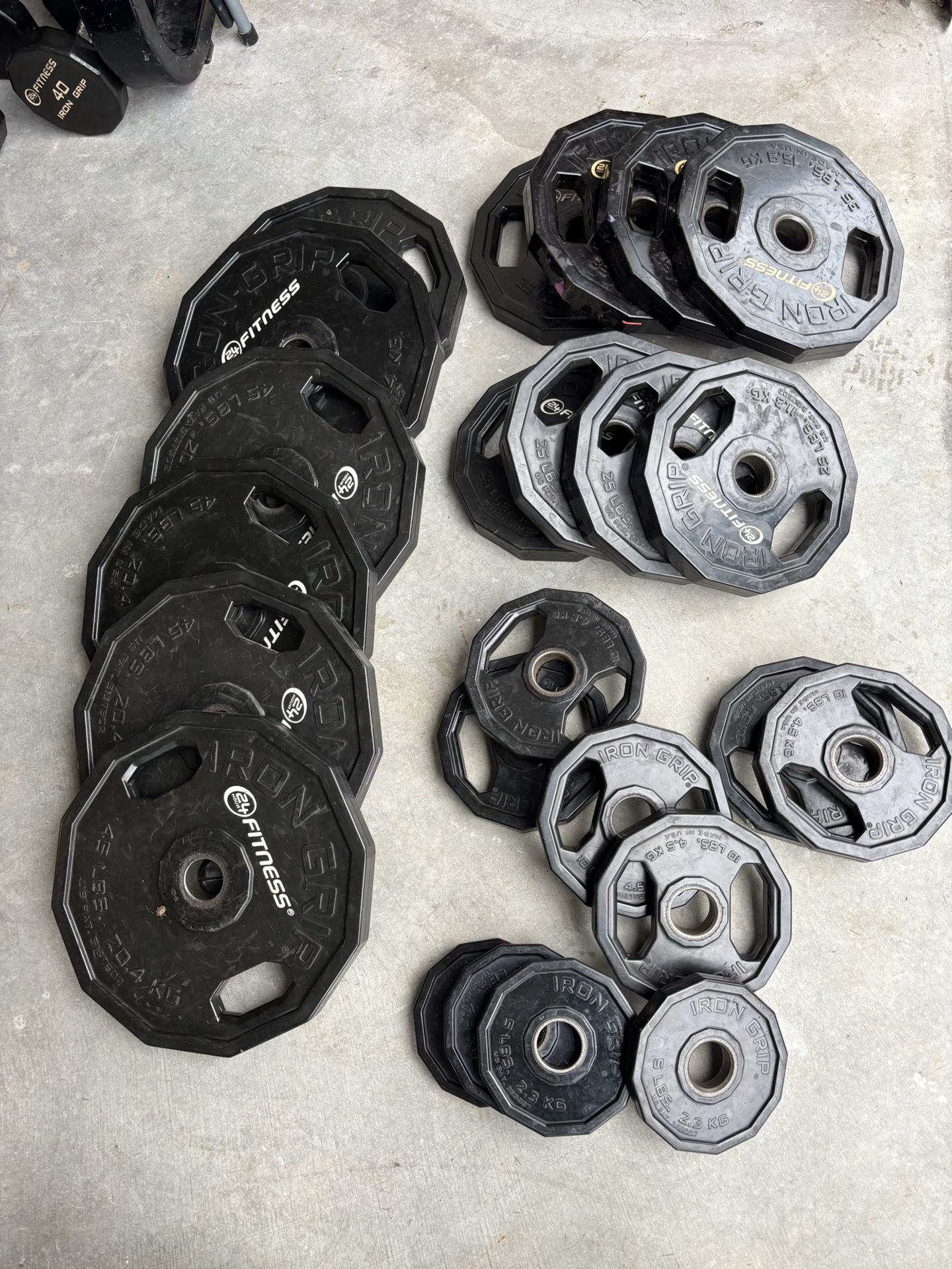 Iron Grip Urethane Weights Plates