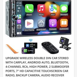 Car Audio Bluetooth Stereo Touchscreen With Dash Can