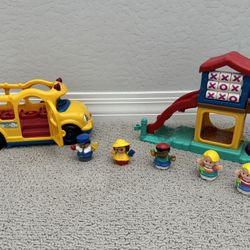 Little People School Bus & Playground Set