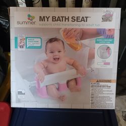 My Baby Bath Seat Pink By Summer
