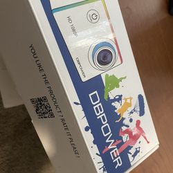 DBPower Waterproof Action Camera 12MP 1080p