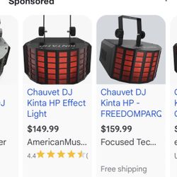 Chauvet Kinta HP Dj Light.