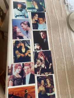 1997 Titanic 8x10 Photos Leonardo DiCaprio & Kate Winslet