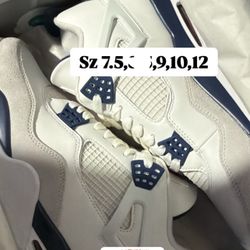 Jordan 4s Navy Blue
