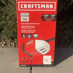 Craftsman CMXEOCG323 1/2 HP  Chain Drive Smart Garage Door Opener Kit W/ Bat. BU