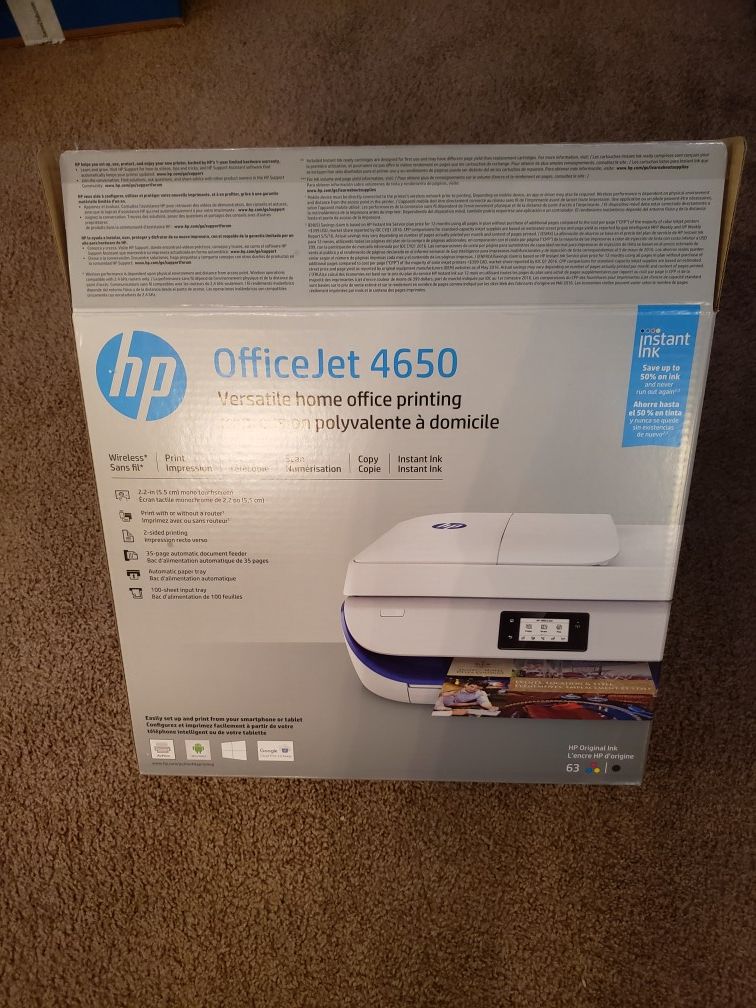 HP OFFICEJET 4650 ALL-IN-ONE PRINTER