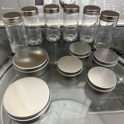 Glass Jars And Metal Containers