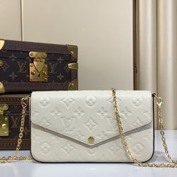 Pochette Félicie in White