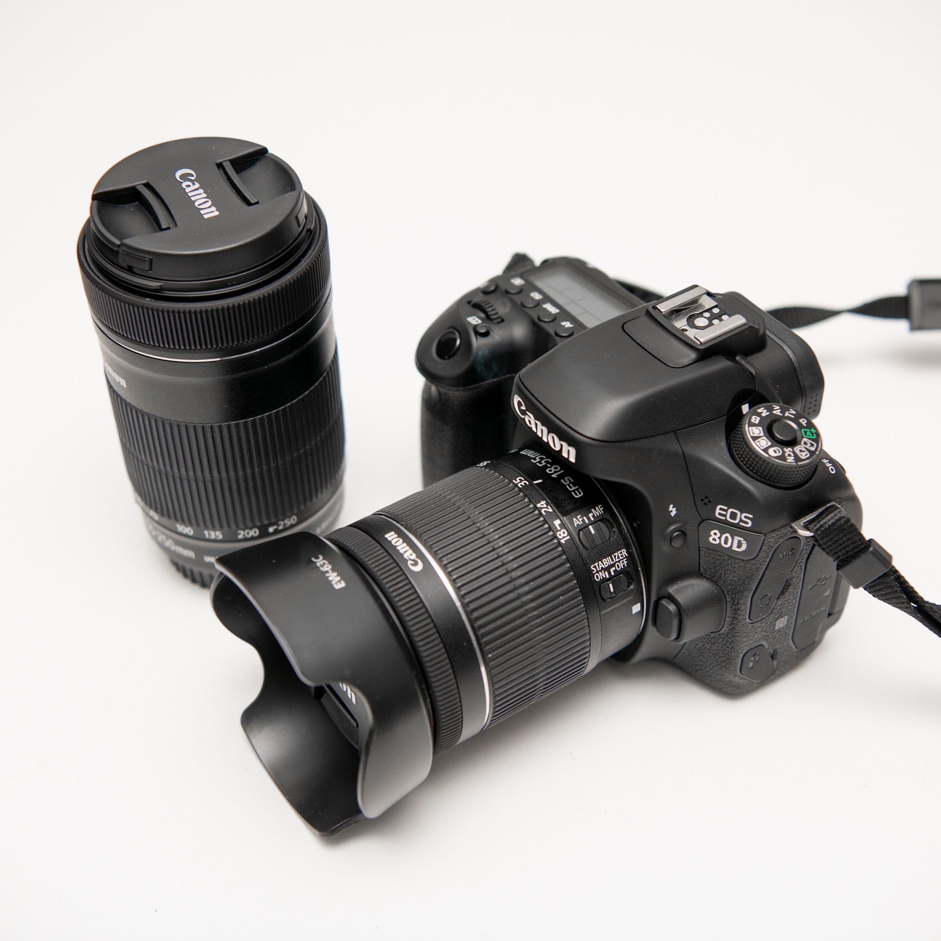 Canon 80D With 2 Lenses