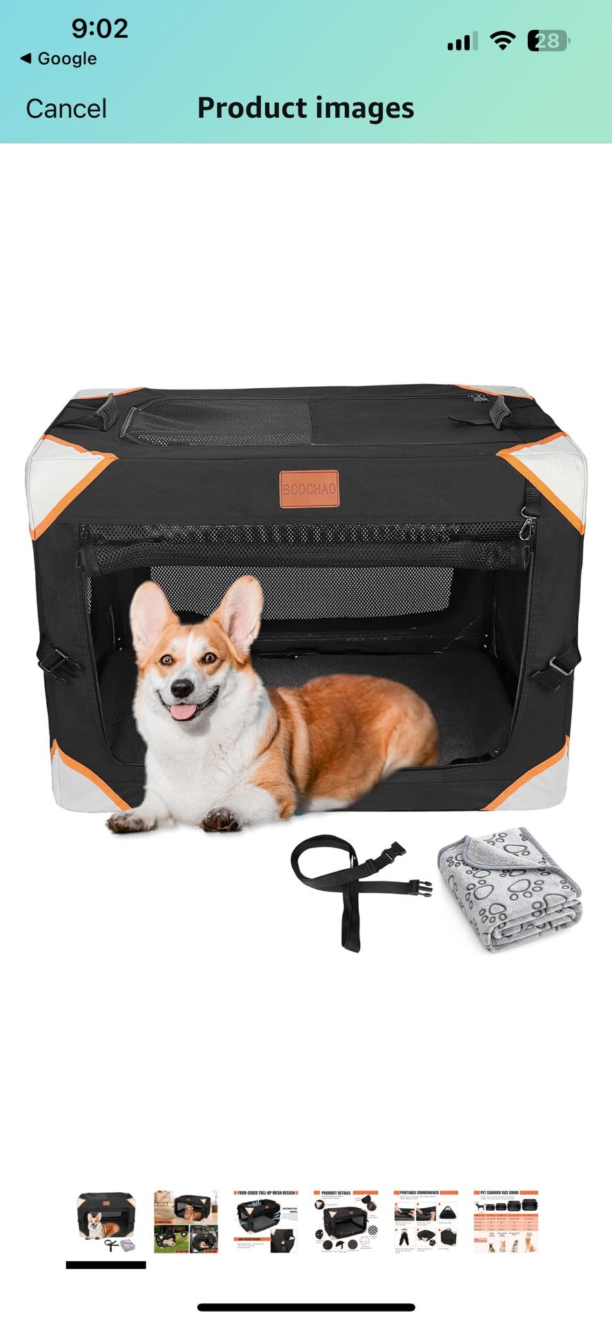 BCOCHAO Dog Crate Small-medium