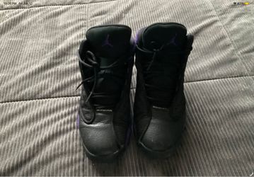 Purple and black Jordan’s