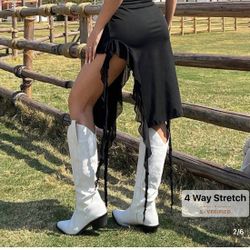 White Cowboy Boots 