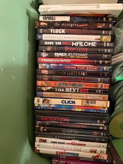50 Various DVDs at 1.50 each