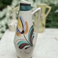 MCM c1960 Handled Pitcher Vase West Germany