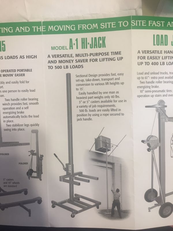 Vermette Model A1 HiJack for Sale in Brooklyn, NY OfferUp