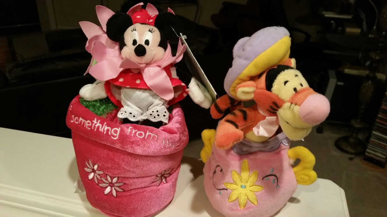 Disney Easter Plush, Tiger anf Minnie