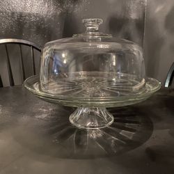 Glass Cake Stand 