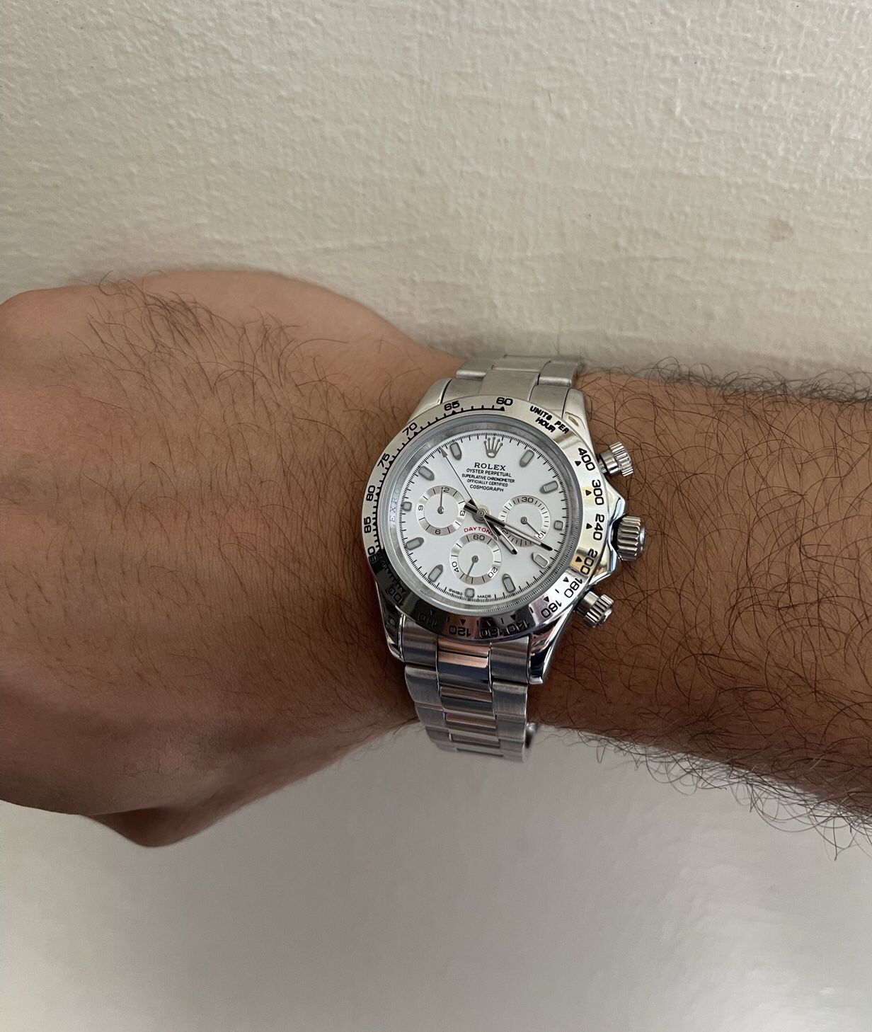White Daytona Watch