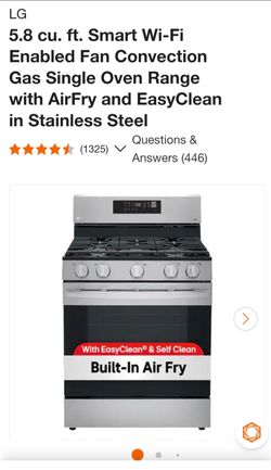 Lg 5 burner gas stove