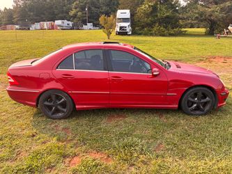 Mercedes-Benz C-Class Red Sedan