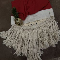 Handmade Wooden Santa Hanging 