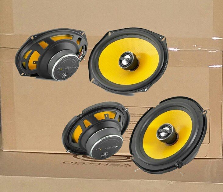 JL Audio Evolution C1 Series Car Speakers 2 Sets 6.5" & 6x9" 2-Way Coaxial Speaker System 450 Watts Package 🚨 No Credit Needed 🚨
