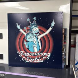 peace among worlds rick and morty poster 34x34