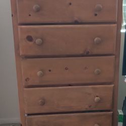 Bed Frame And 2 Dressers For Sale 