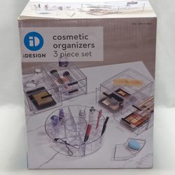 IDESIGN 3-Piece Cosmetic Organizer Set 