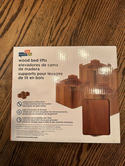 Maple Solid Wood Bed Raisers Multiple Sets