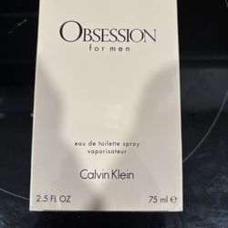 Mens Cologne Obsession By Calvin Klein New In Box 