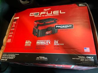 Milwaukee Fuel M18 Packout 2.5 Wet/Dry Vacuum