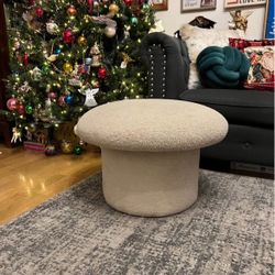 Large Mushroom Ottoman Stool Foot Rest Or Seat Or Side End Coffee Table