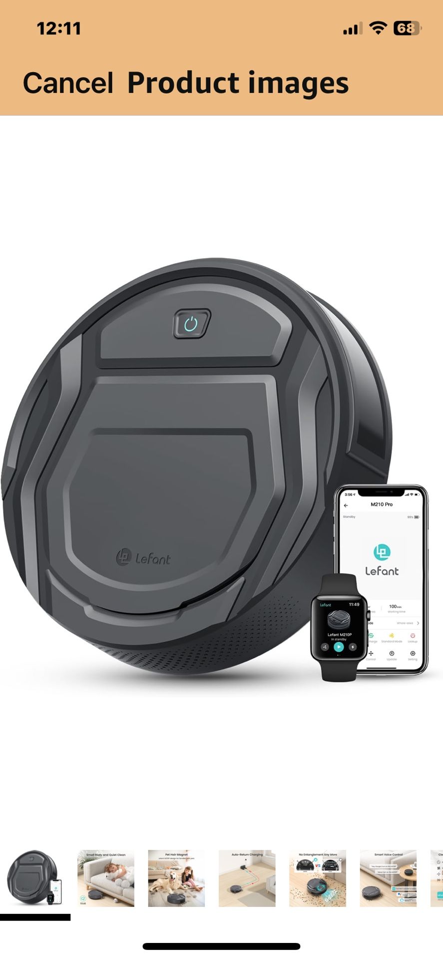 Lefant Smart Robot Vacuum