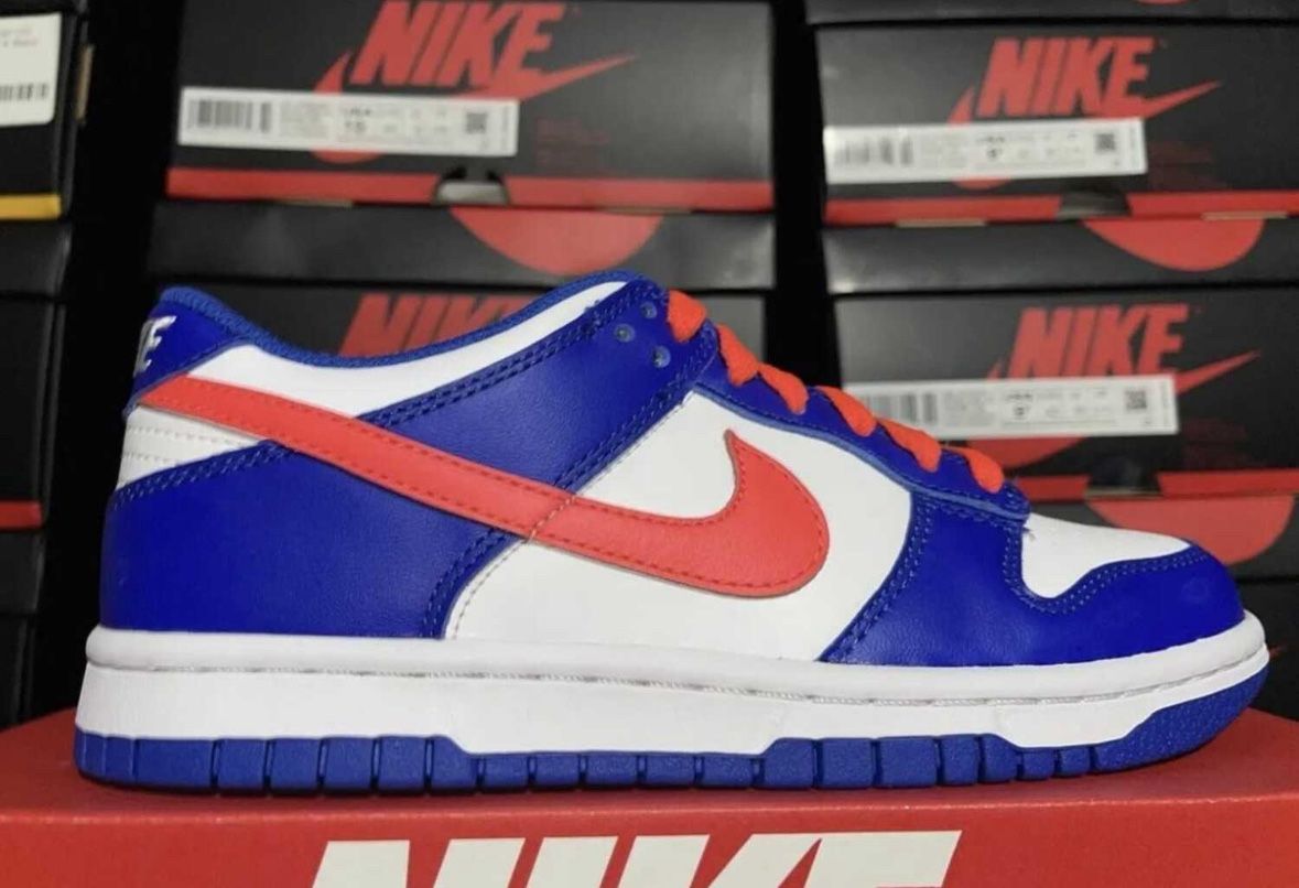 New Nike Low Bright Crimson Game Royal - Men 4 Women 5.5