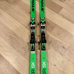 For Sale: Stockli Laser SX Racing Skis - 177cm with Salomon SP12 Racing Bindings