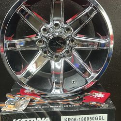 20x10 8x180 Hard Rock wheels $$1400