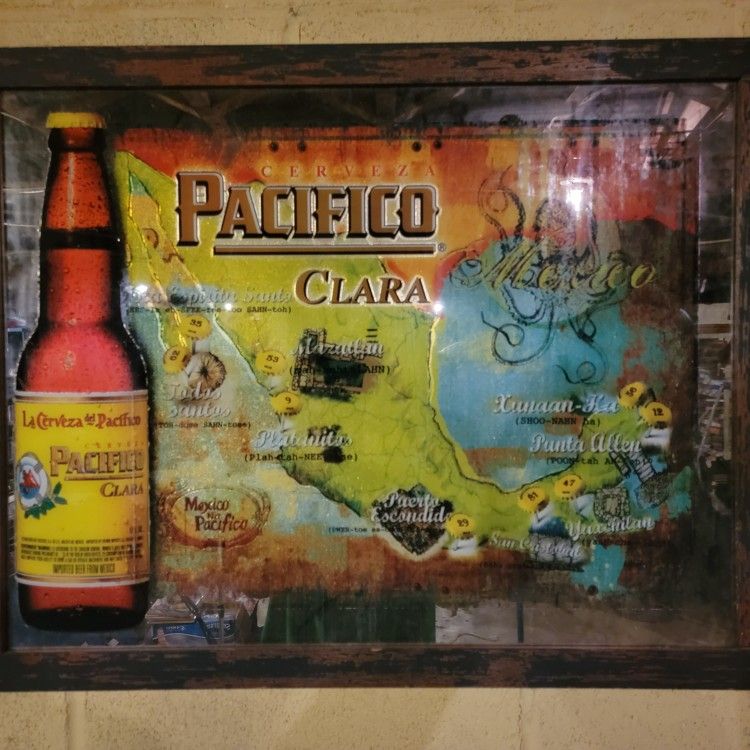 Pacifico Bar Mirror