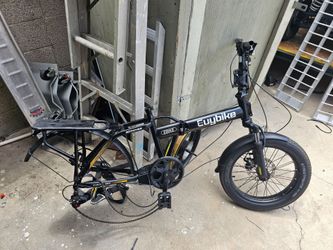 Folding ebike frame black